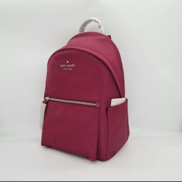 Kate Spade Chelsea Medium Backpack Blackberry Preserve - Picture 7 of 10